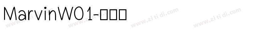 MarvinW01字体转换