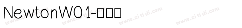 NewtonW01字体转换