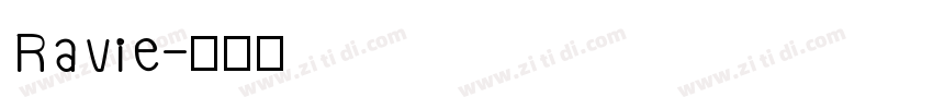 Ravie字体转换