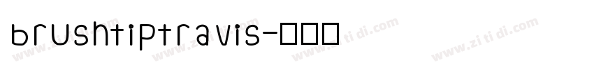 brushtiptravis字体转换