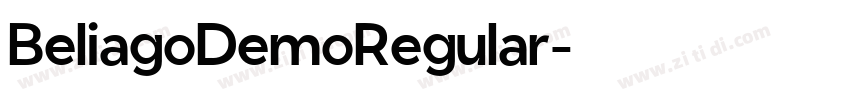BeliagoDemoRegular字体转换