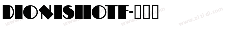 DionisiiOTF字体转换