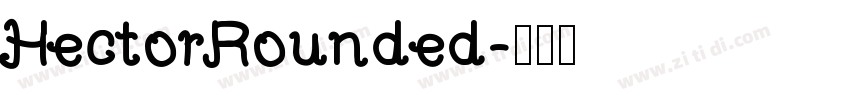 HectorRounded字体转换