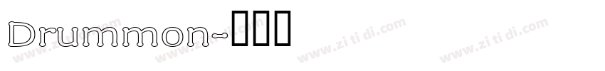 Drummon字体转换