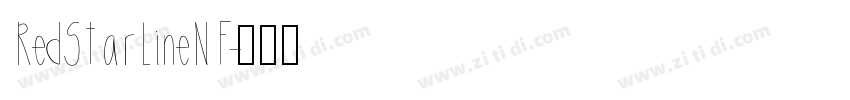 RedStarLineNF字体转换