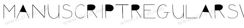 ManuscriptRegularSWF字体转换