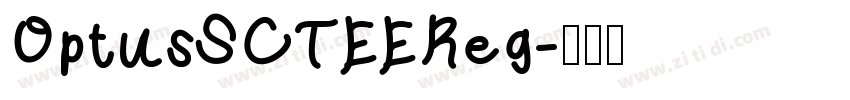 OptusSCTEEReg字体转换