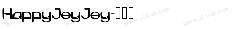 HappyJoyJoy字体转换