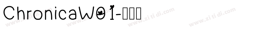 ChronicaW01字体转换