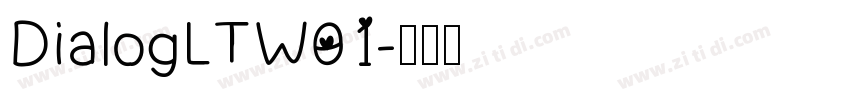 DialogLTW01字体转换