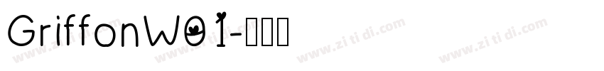 GriffonW01字体转换