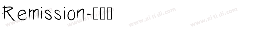 Remission字体转换