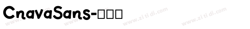 CnavaSans字体转换