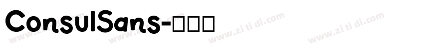 ConsulSans字体转换