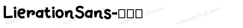 LierationSans字体转换