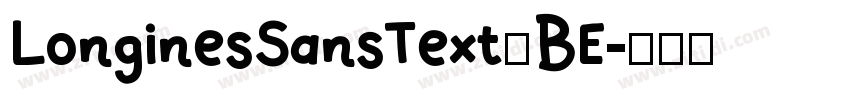 LonginesSansText_BE字体转换