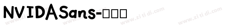 NVIDASans字体转换