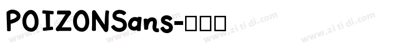 POIZONSans字体转换