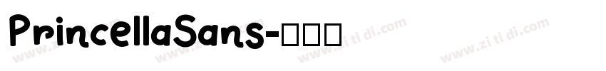 PrincellaSans字体转换