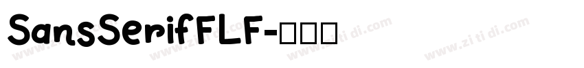 SansSerifFLF字体转换