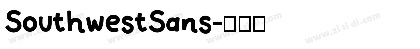SouthwestSans字体转换