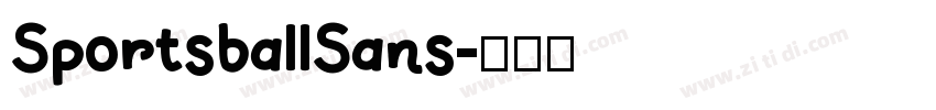 SportsballSans字体转换