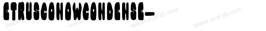 EtruscoNowCondense字体转换