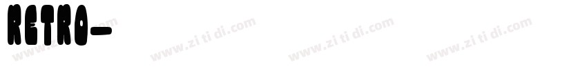 retro字体转换
