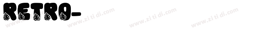retro字体转换