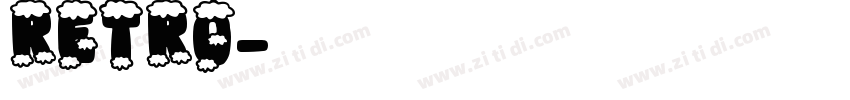 retro字体转换