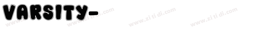 Varsity字体转换