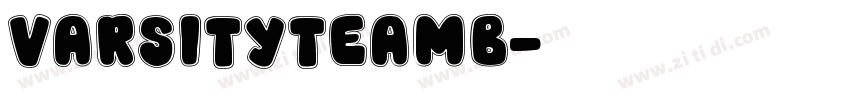 VarsityTeamB字体转换