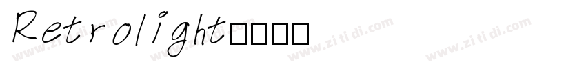 Retrolight字体转换