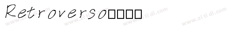 Retroverso字体转换
