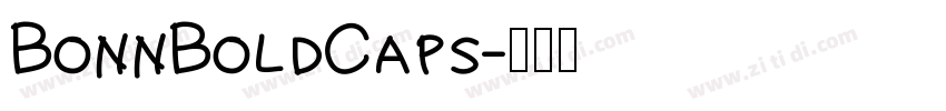 BonnBoldCaps字体转换