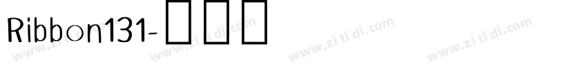 Ribbon131字体转换