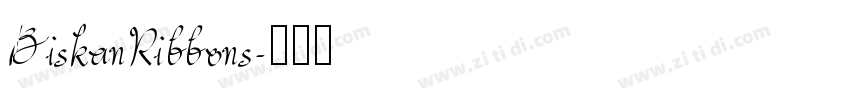 BiskanRibbons字体转换