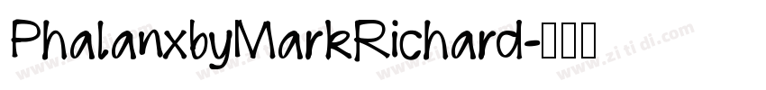 PhalanxbyMarkRichard字体转换