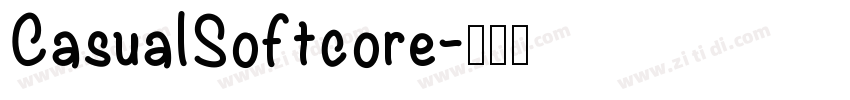 CasualSoftcore字体转换