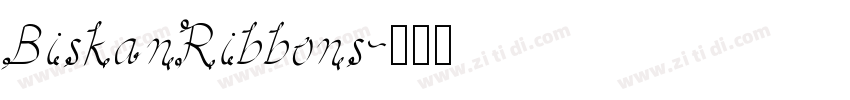 BiskanRibbons字体转换