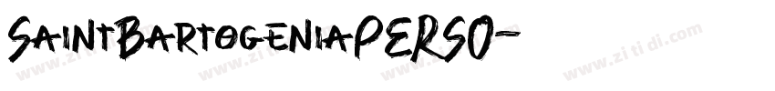 SaintBartogeniaPERSO字体转换