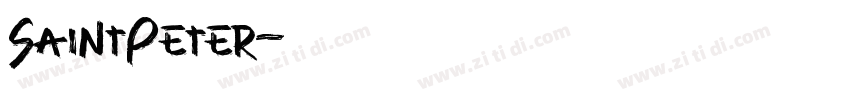SaintPeter字体转换