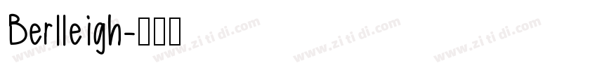 Berlleigh字体转换