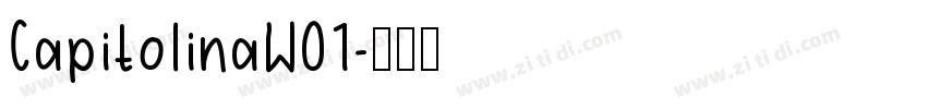 CapitolinaW01字体转换