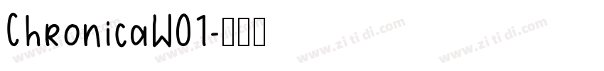 ChronicaW01字体转换