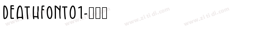 DEATHFONT01字体转换