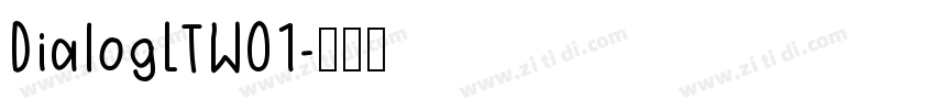 DialogLTW01字体转换