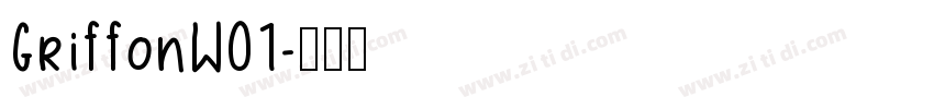 GriffonW01字体转换