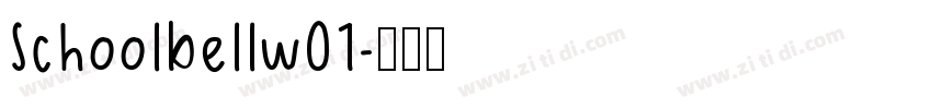Schoolbellw01字体转换