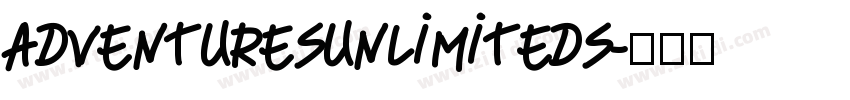 AdventuresUnlimitedS字体转换